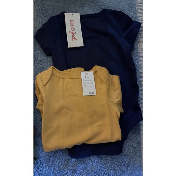 Cat & Jack Girls 4 Pack Short Sleeve & Sleeveless Bodysuits 0-3 months B1 - Picture 2 of 3